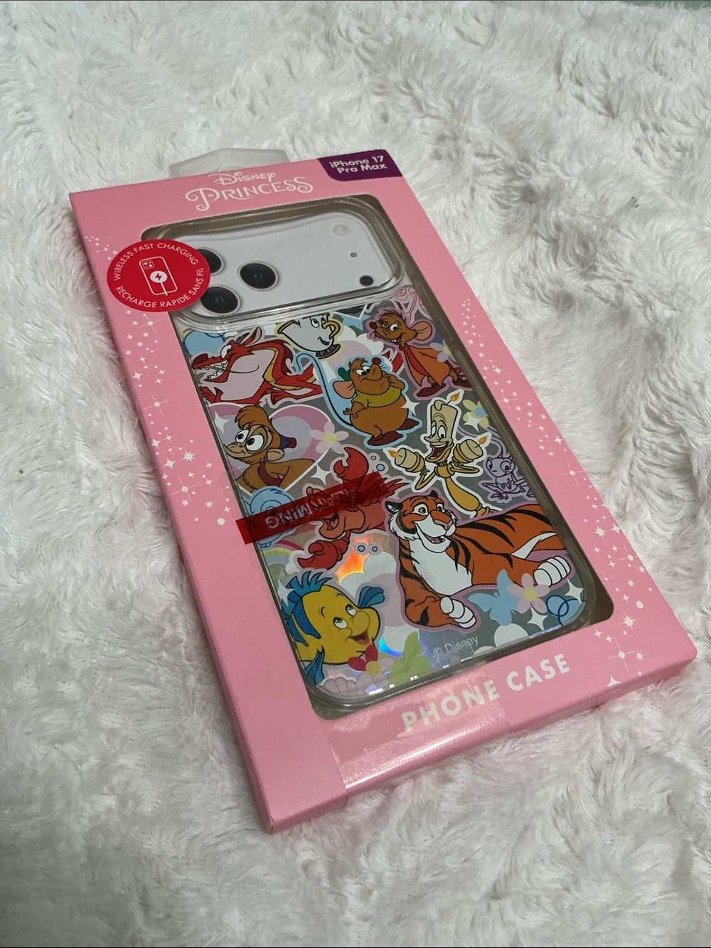 Disney Princess Holographic Character iPhone 17 Pro Max Case
